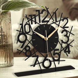 Aberto Design Reloj Decorativo Lineal - Black